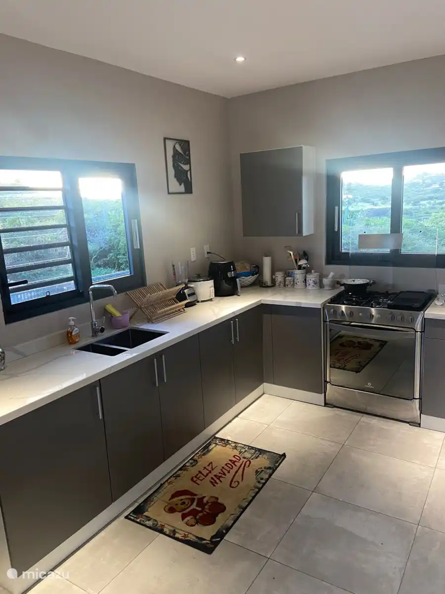 Modern kitchen at Queen of the Hill Villa